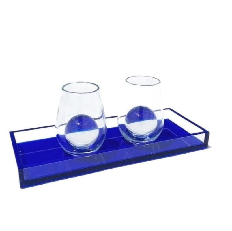 Glass Sphere Wine Set